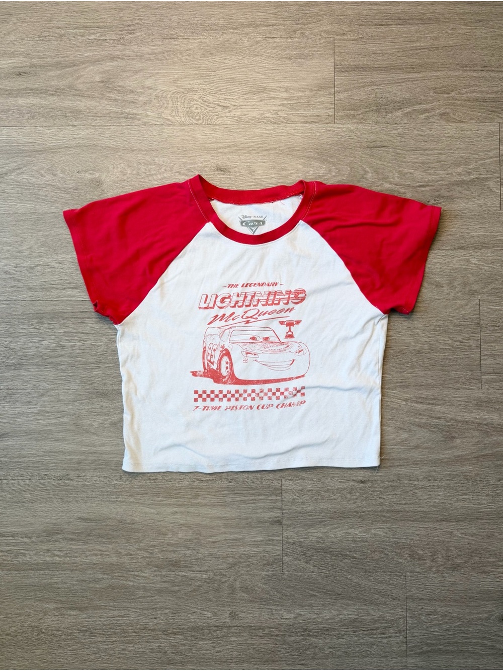 Women’s Cropped Lightning McQueenTee
